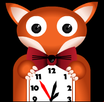 Fox Clock