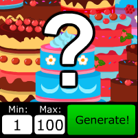 Cake Number Generator