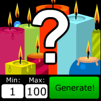 Number Picker Candles